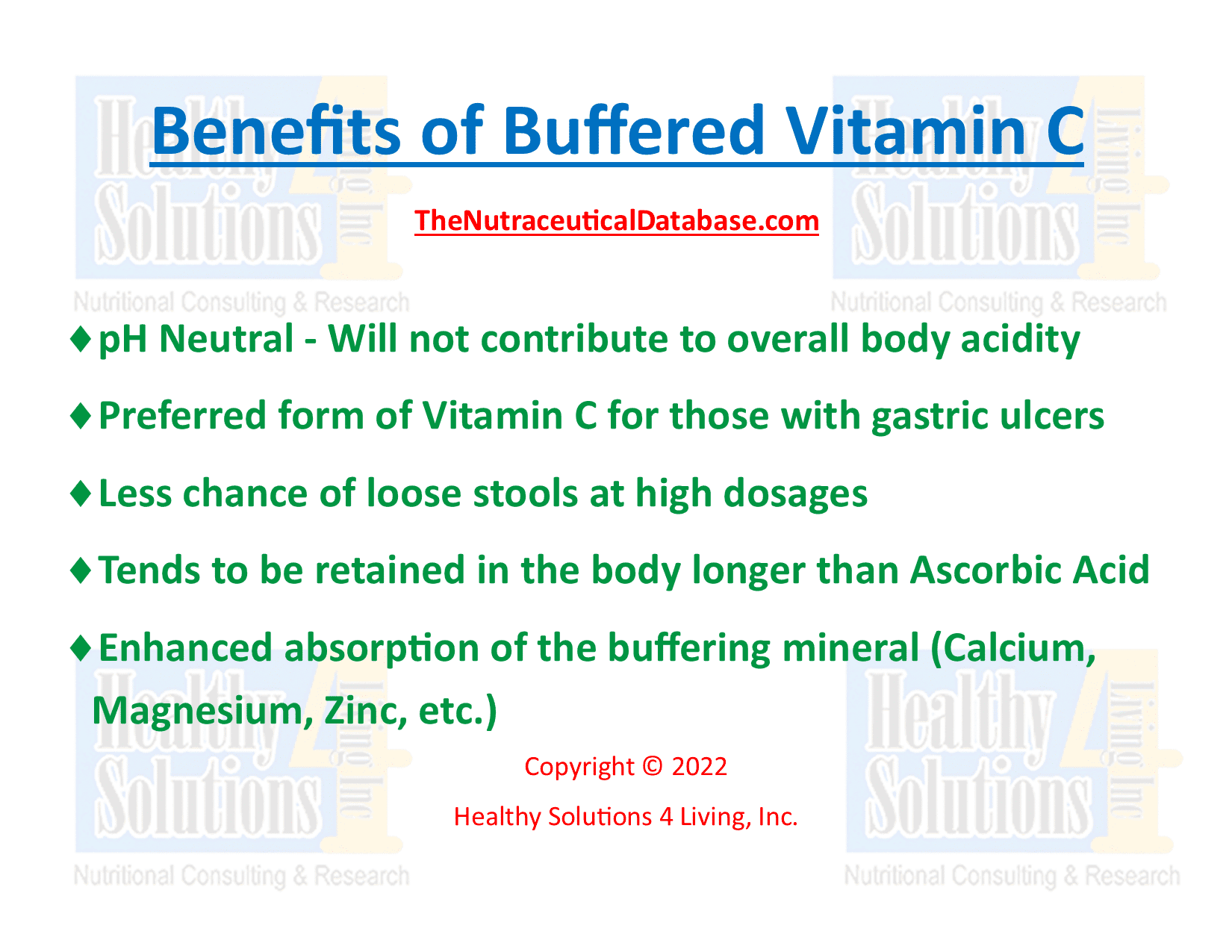 Benefits of Ascorbates